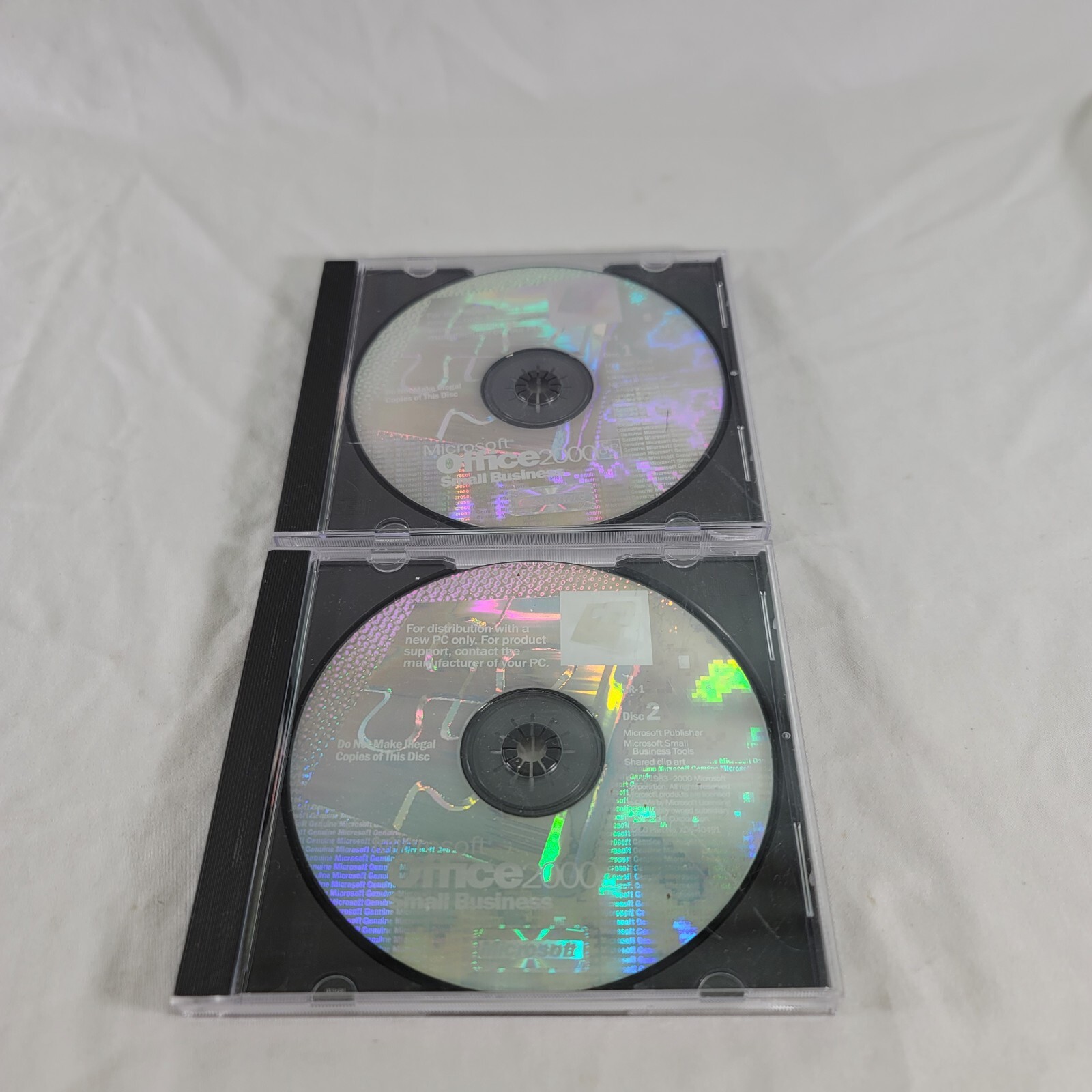 MICROSOFT OFFICE 2000 SMALL BUSINESS – PC CDROM – 2 Disc Set