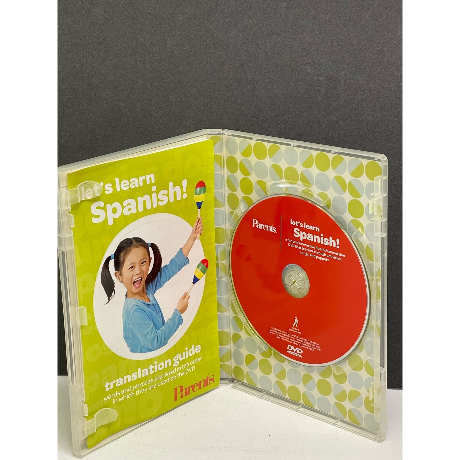 Parents LET’S LEARN SPANISH 2-5 Years (DVD, 2008) Spanish Immersion