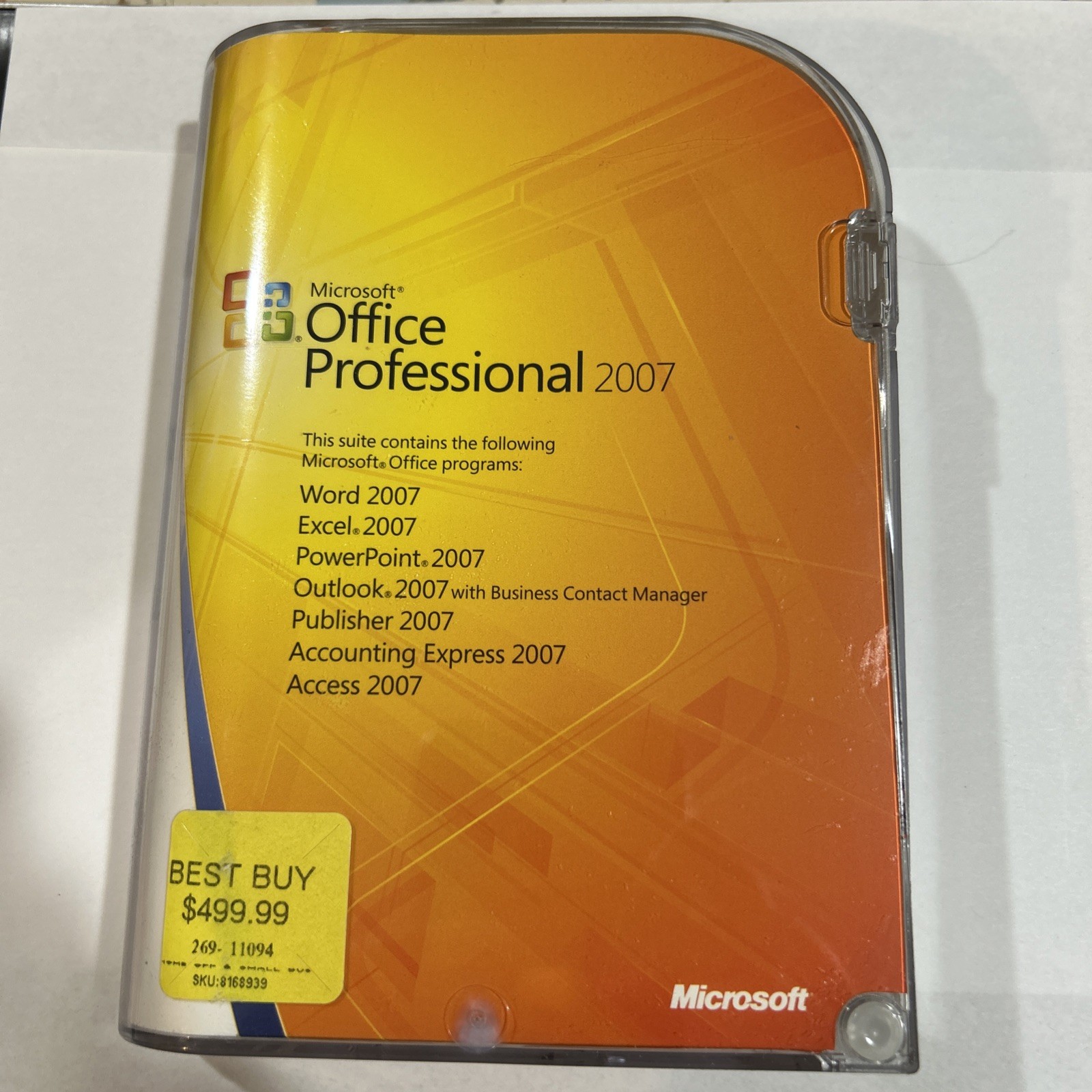 Microsoft Office 2007 Professional Full English Retail Version w/ Product Key