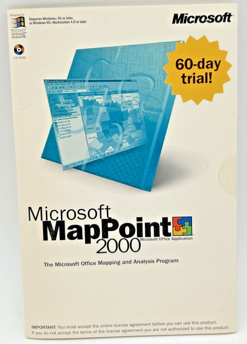 (3) MICROSOFT- PROJECT 98 EVALUATION, OFFICE 2000 INTRANET, MAPPOINT 2000 TRIAL