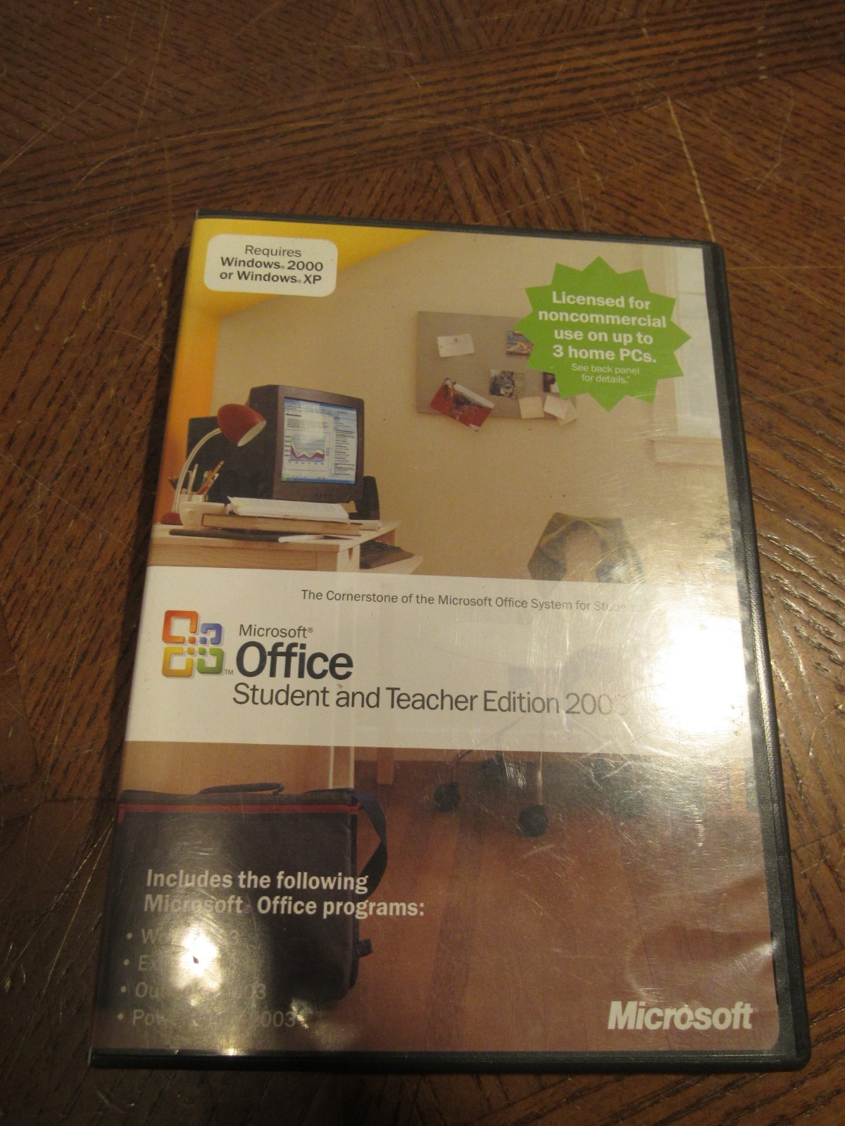 Microsoft Office Student and Teacher Edition 2003 Word Excel With Key OEM