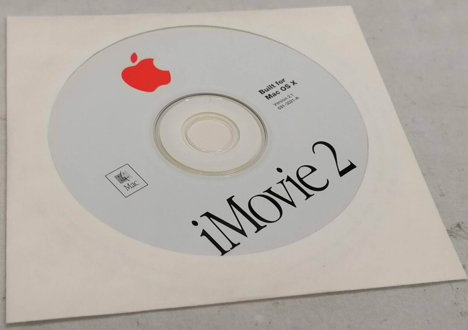 Apple iMovie 2 Version 2.1 Built For Mac OS X P/N: 691-3021-A