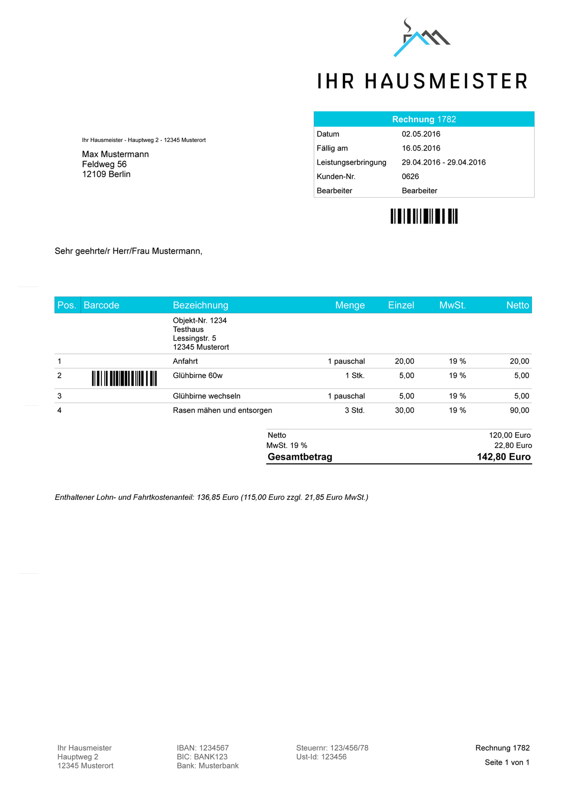 Janitorial software program, invoice program. Special offer only on Ebay