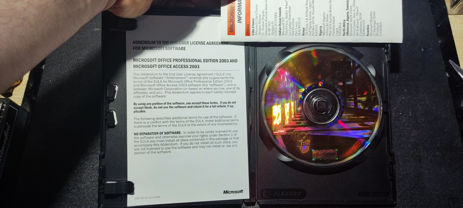 Microsoft Office – Small Business Edition 2003 – With Key FREE SHIPPING
