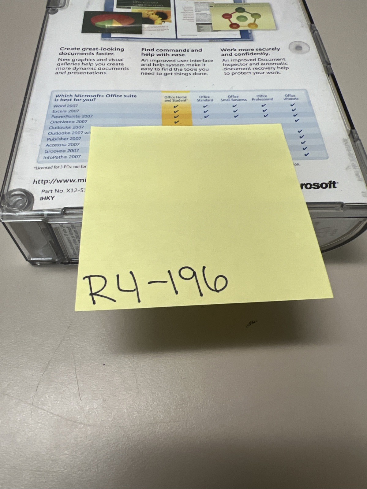 Microsoft Office Home and Student 2007 (79G-00007)