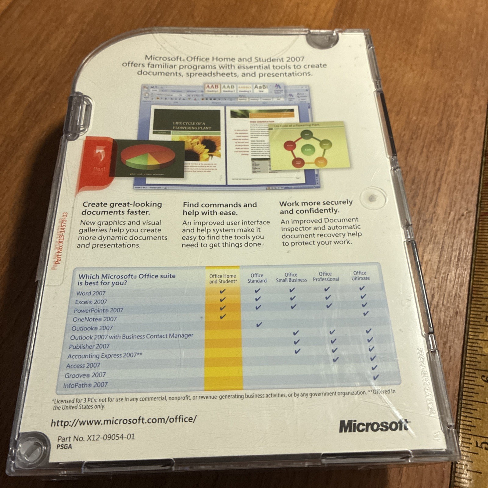 Microsoft Office 2007 Home and Student w/ Product Key – Excel, Word, PowerPoint