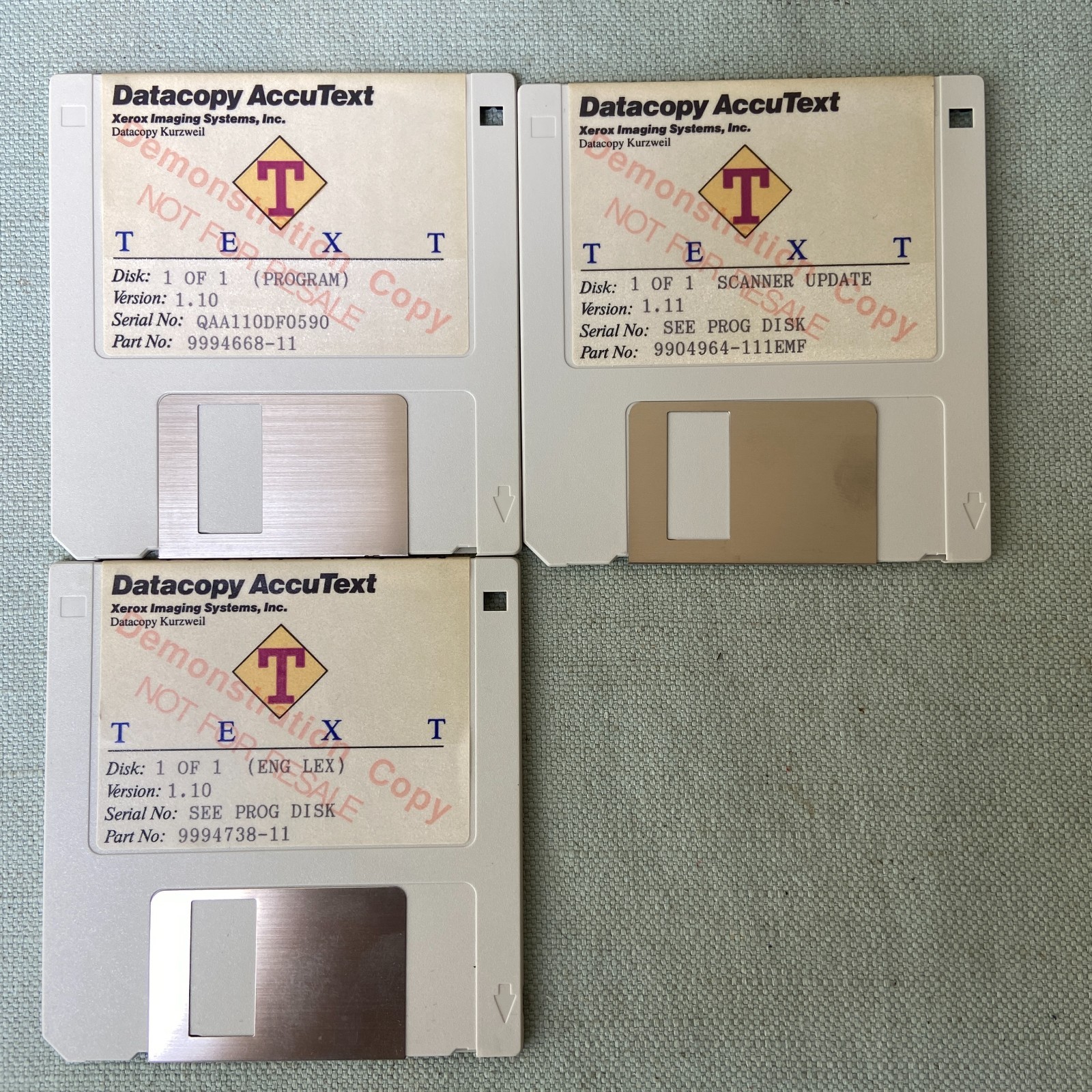 Software Lot 3.5” HP FaxPhone BocaModem Test Drive Internet Office Quicklink Coa