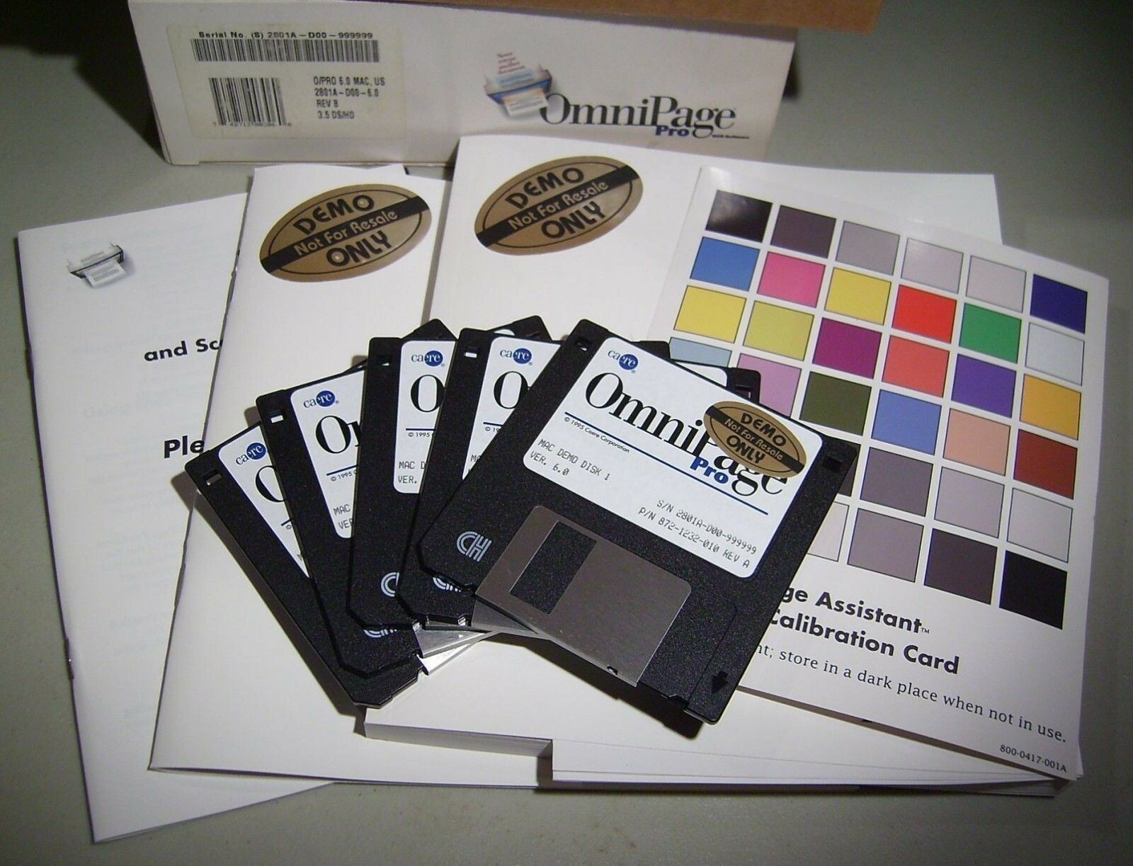 Omnipage Pro v6.0 – Caere OCR RARE – Vintage Mac