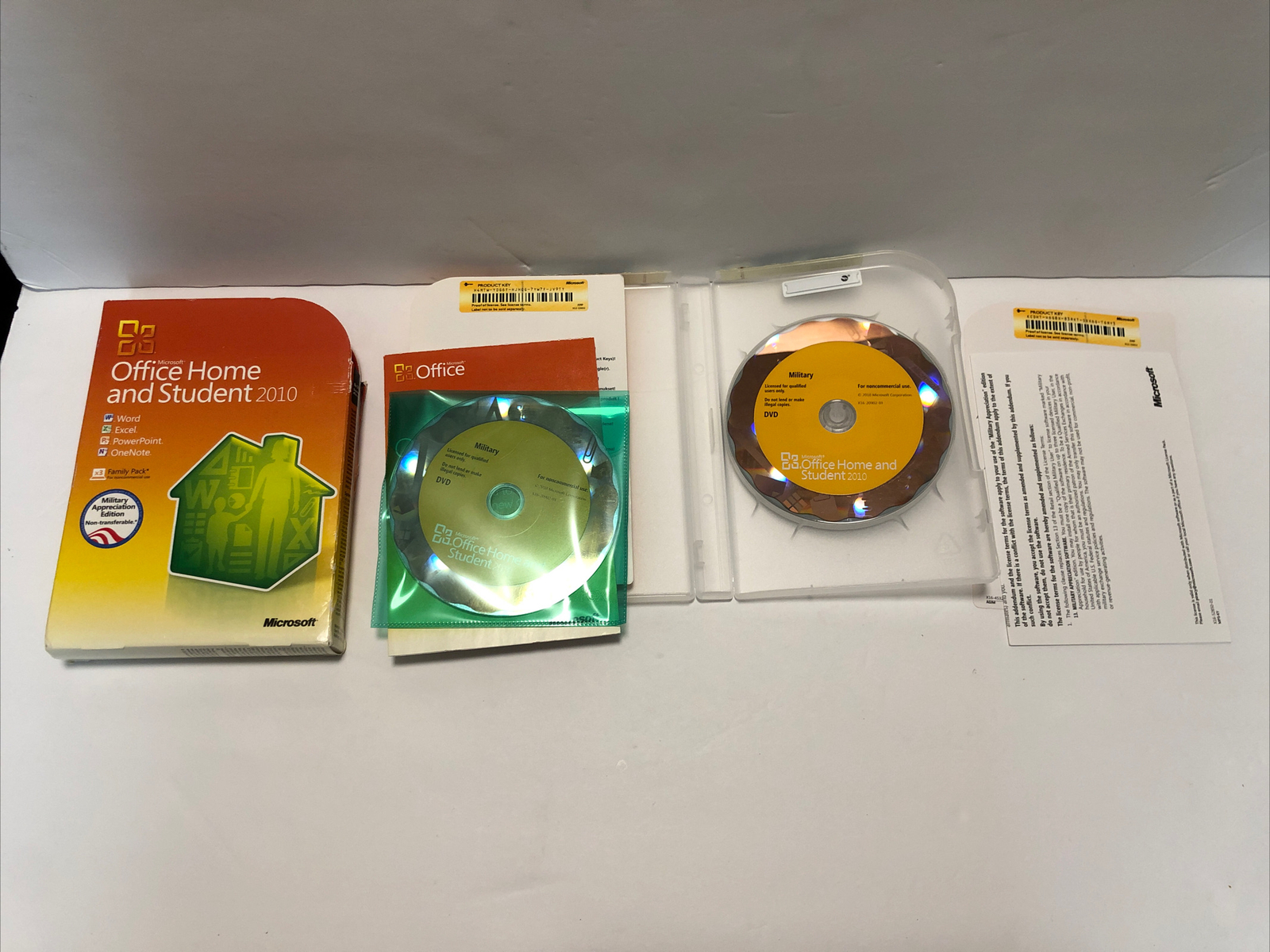 Microsoft Office Home and Student 2010 Software for Windows Set Of 2