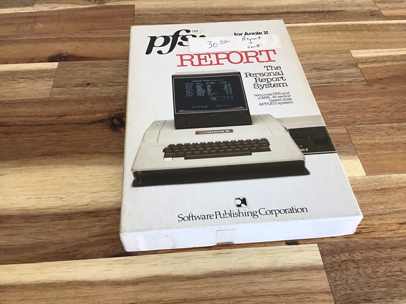Vintage Apple II PFS Report System Software