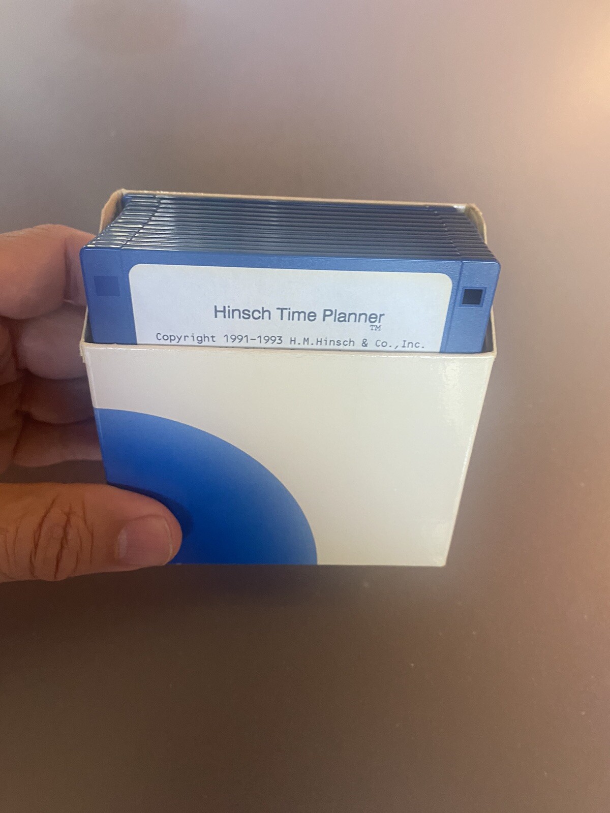 13) Vintage Hinsch Time Planner Version 1.00b 3.5″ Floppy Disk VHTF Vintage Pc