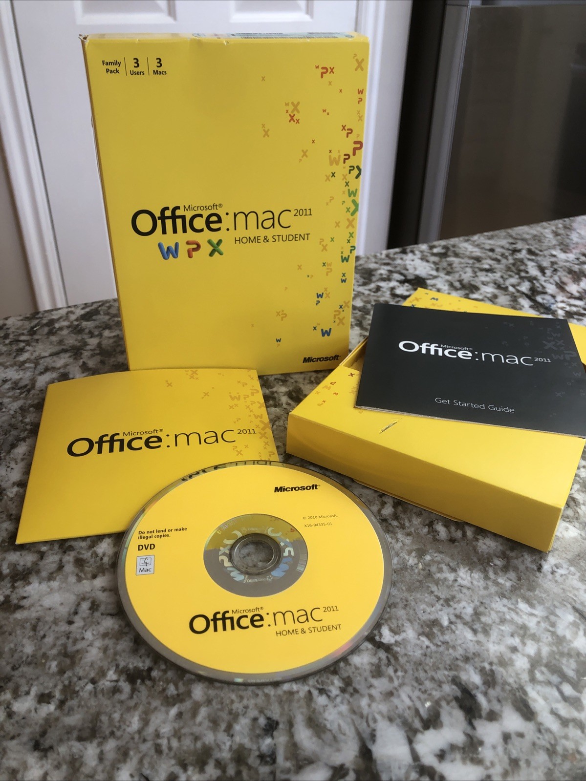 Microsoft Office for Mac Home & Student 2011 Word Excel PowerPoint 2011 Mac OS