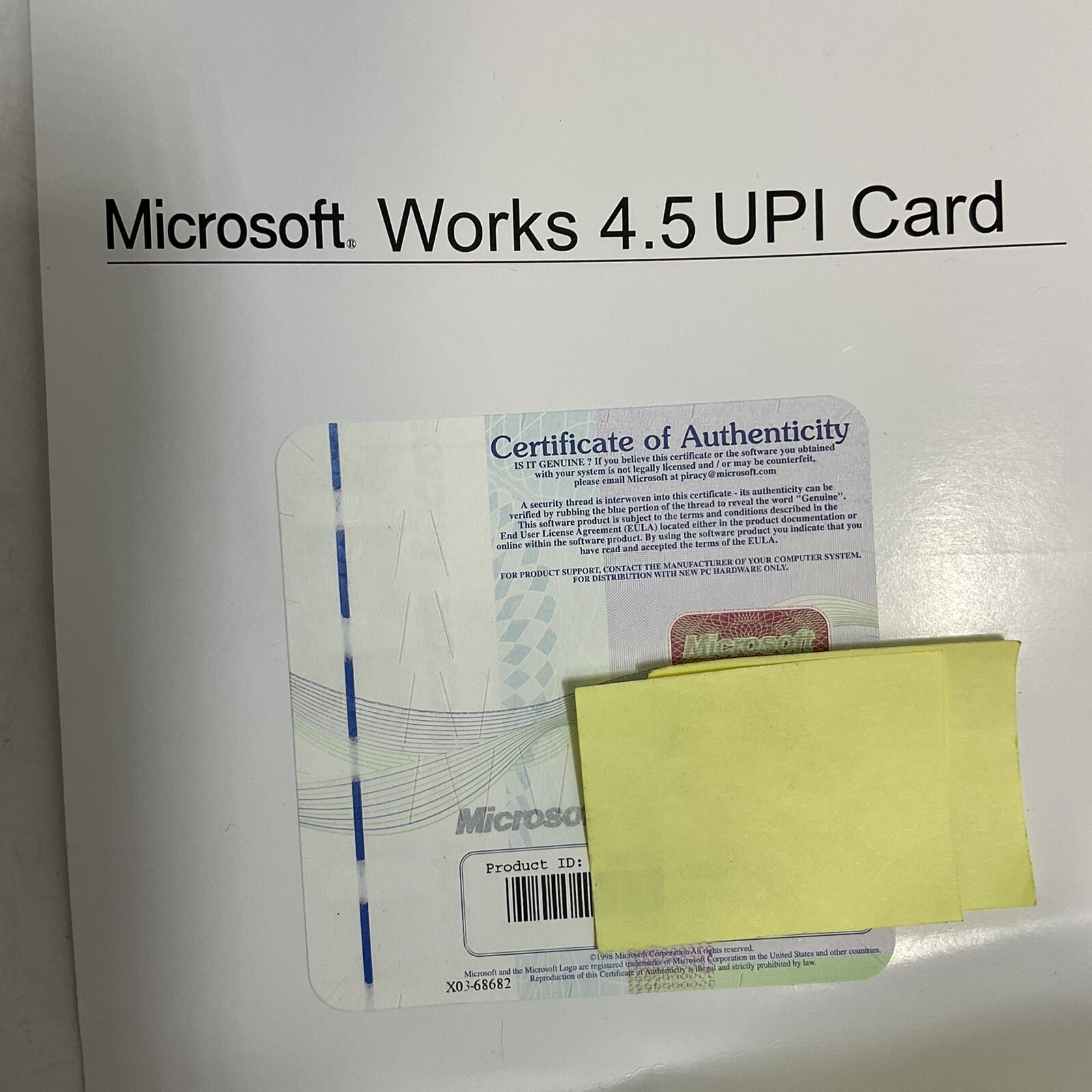 Microsoft Works Suite 2000 5 of 6 disks Missing Disk 2 No Key ElectronicsRecycle
