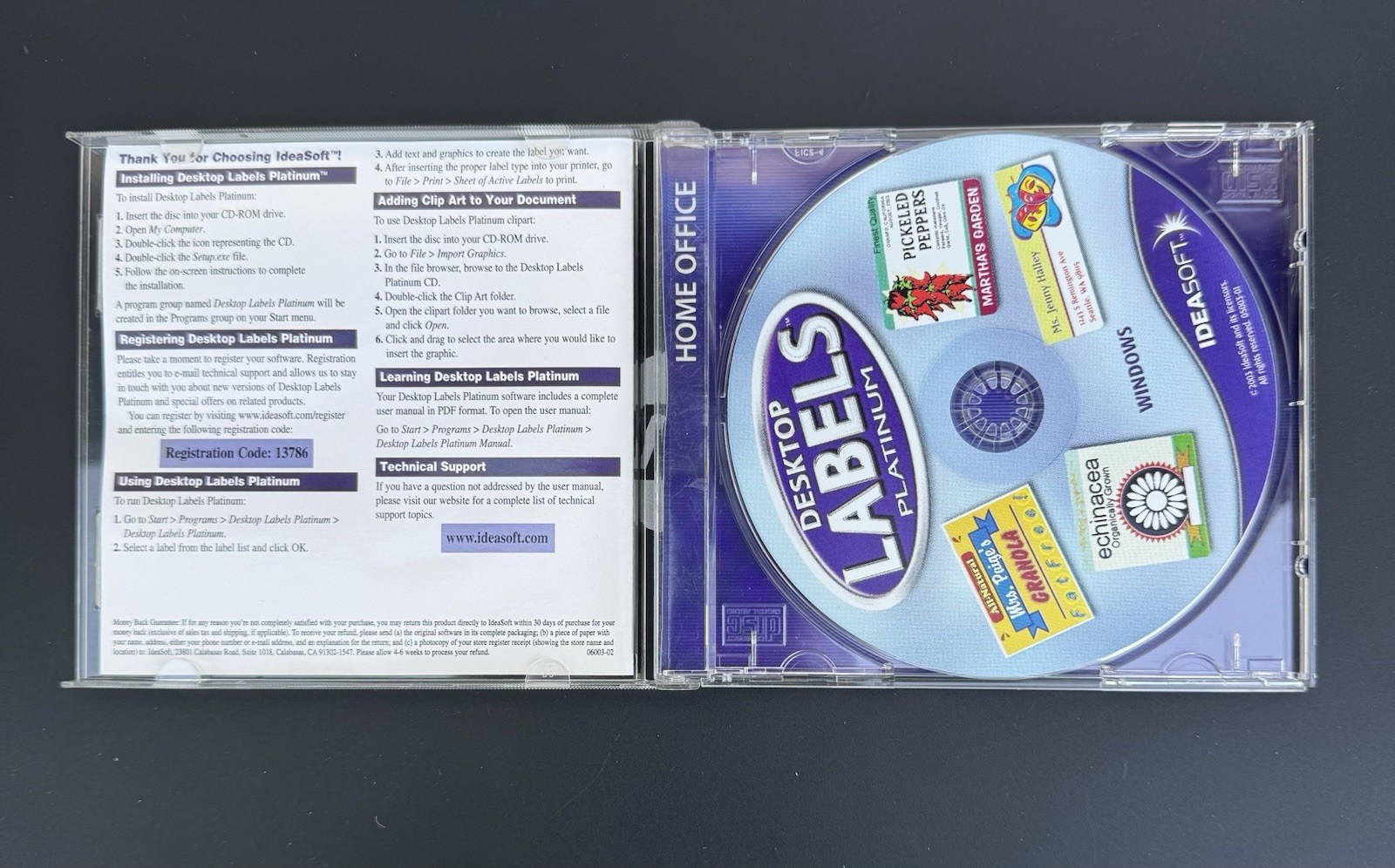Ideasoft Desktop Labels Platinum