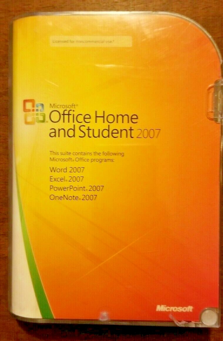Microsoft Office Home and Student 2007,SKU 79G-00007,Full,Word,Excel,PowerPoint