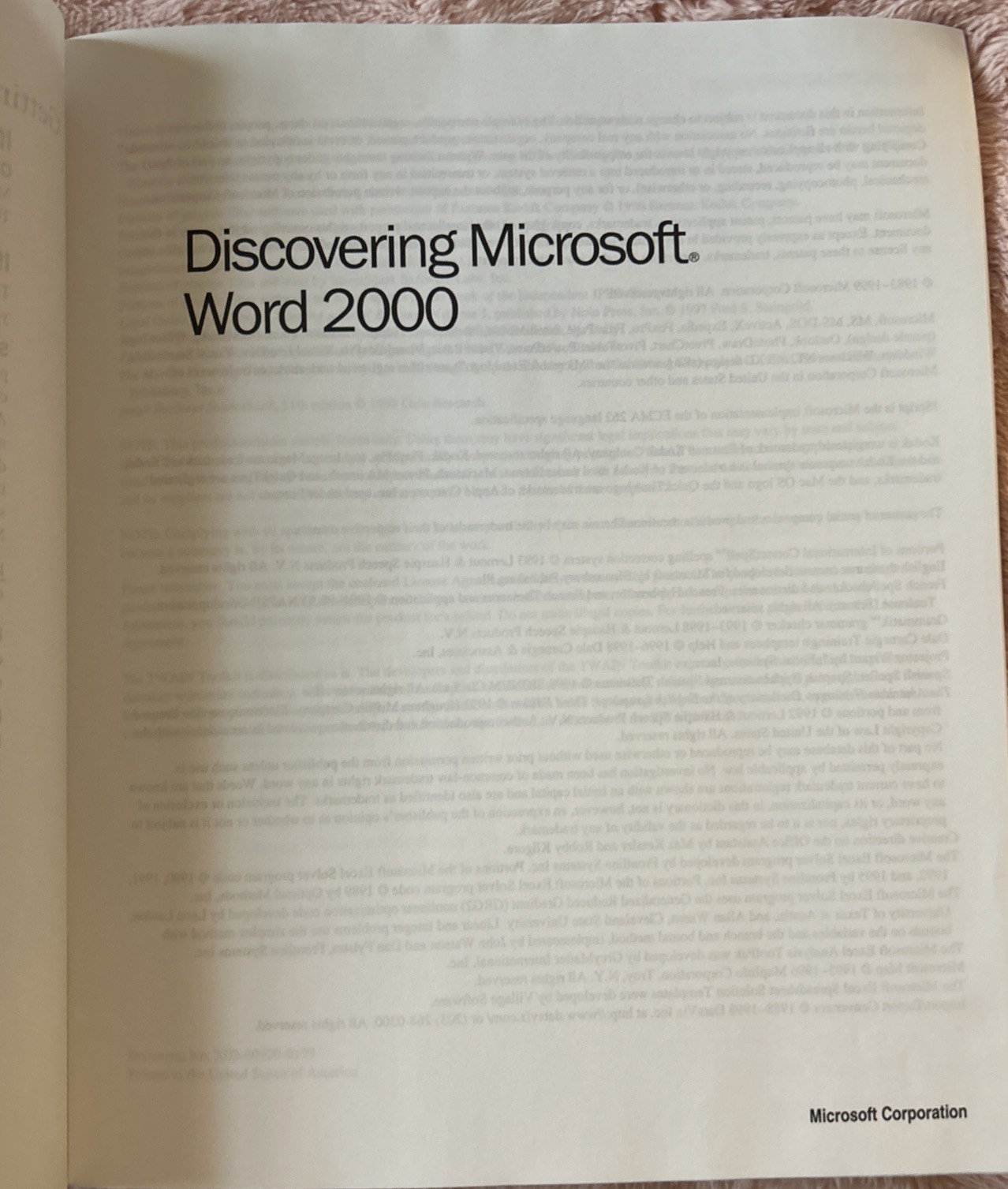 Discovering Microsoft Word 2000 Get The Latest In Your Computer For Office 2000
