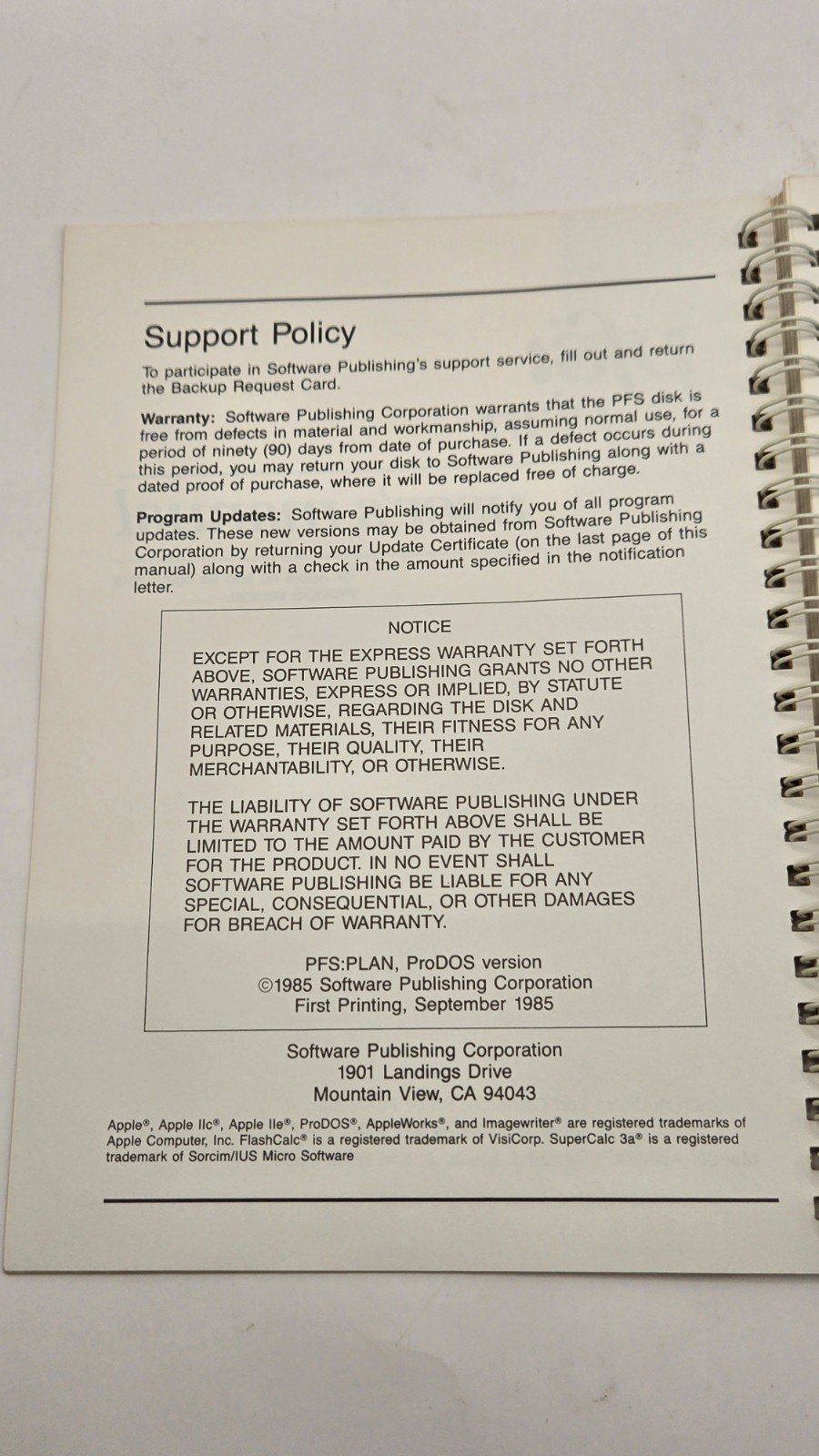 Vintage 1980s PFS: Write File Report Plan Software For Apple IIc/IIe ProDOS