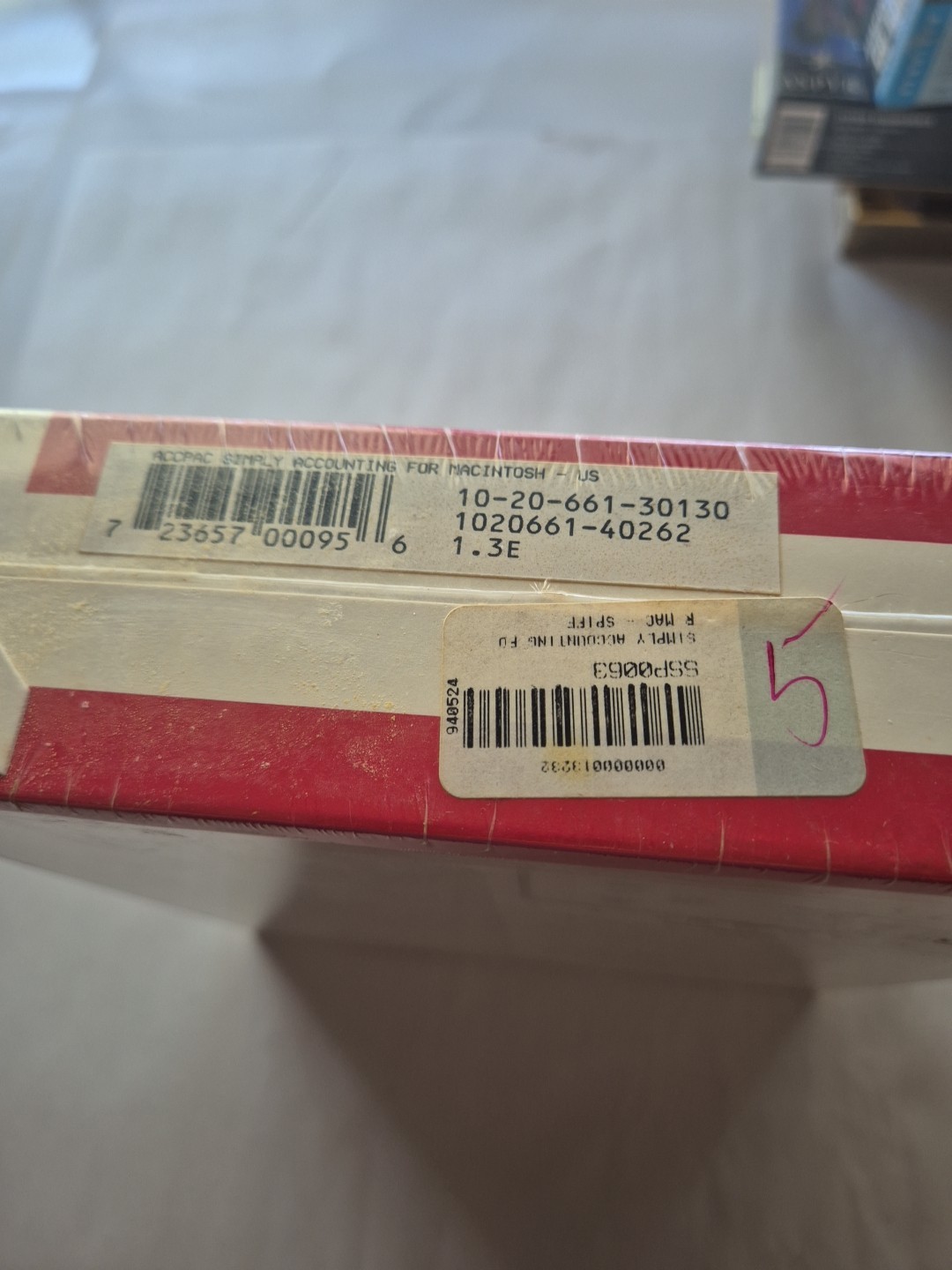ACCPAC Simply Accounting for Windows, Computer Associates, 1991 Demo Copy SEALED