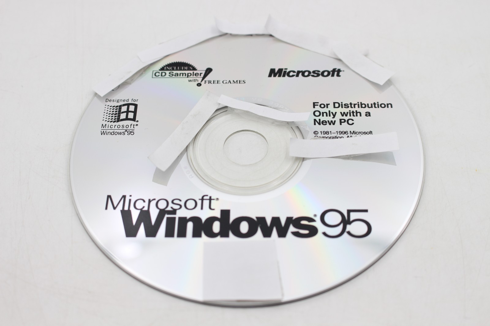Microsoft Windows 95 Installation CD OS Operating System Disc CD OEM Vintage