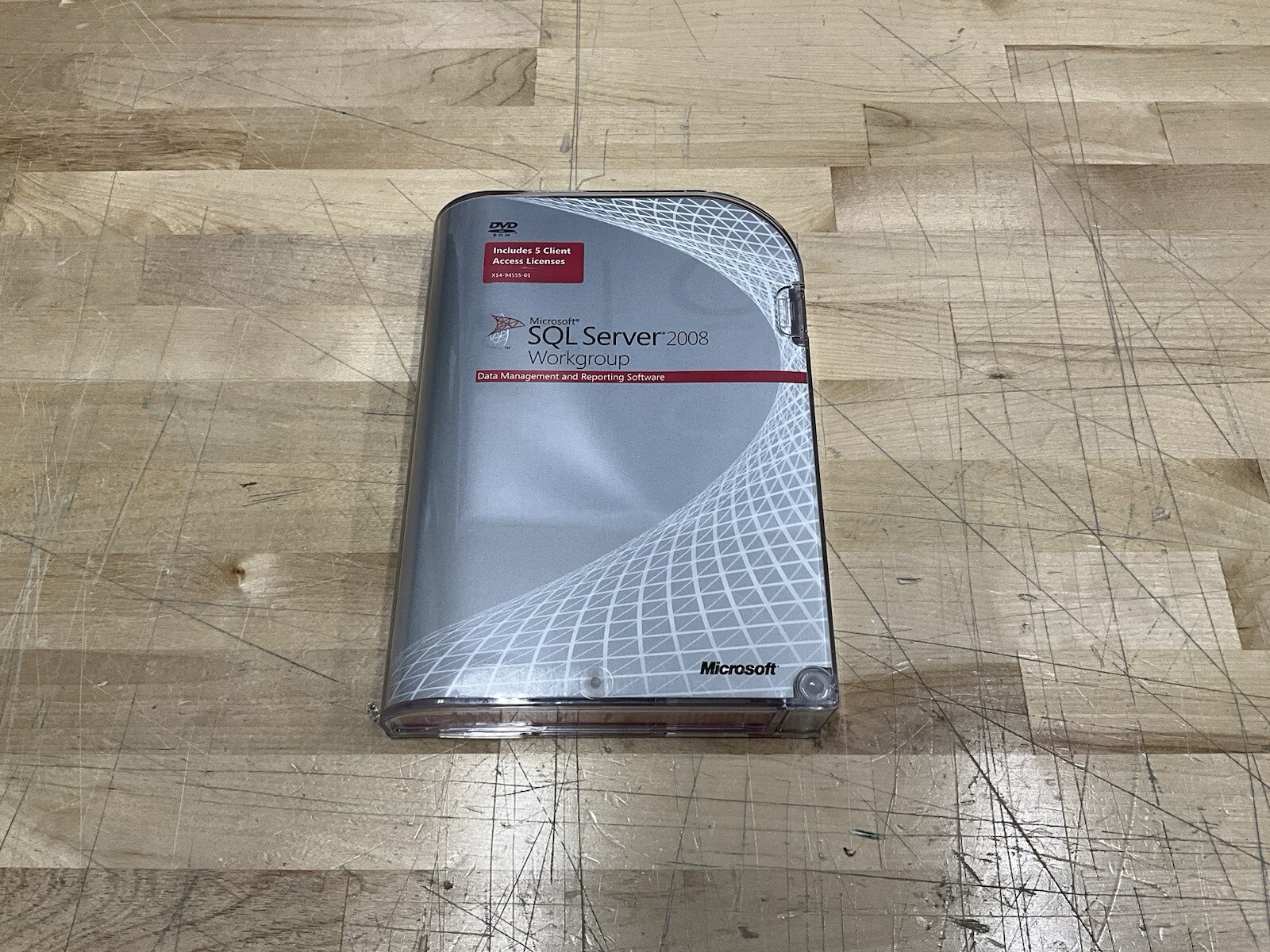 Microsoft SQL Server 2008 Workgroup Data Management & Reporting Software 5 CAL