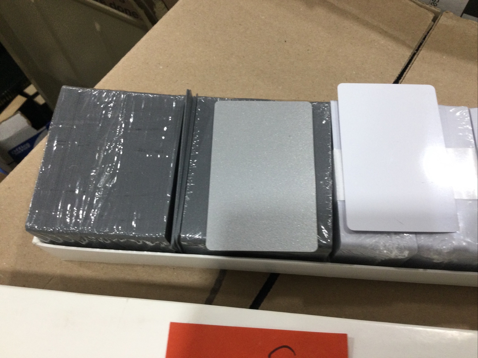 1 Box 500 ct mixed Blank Silver 0.03 mil and blank white 0.013 mil
