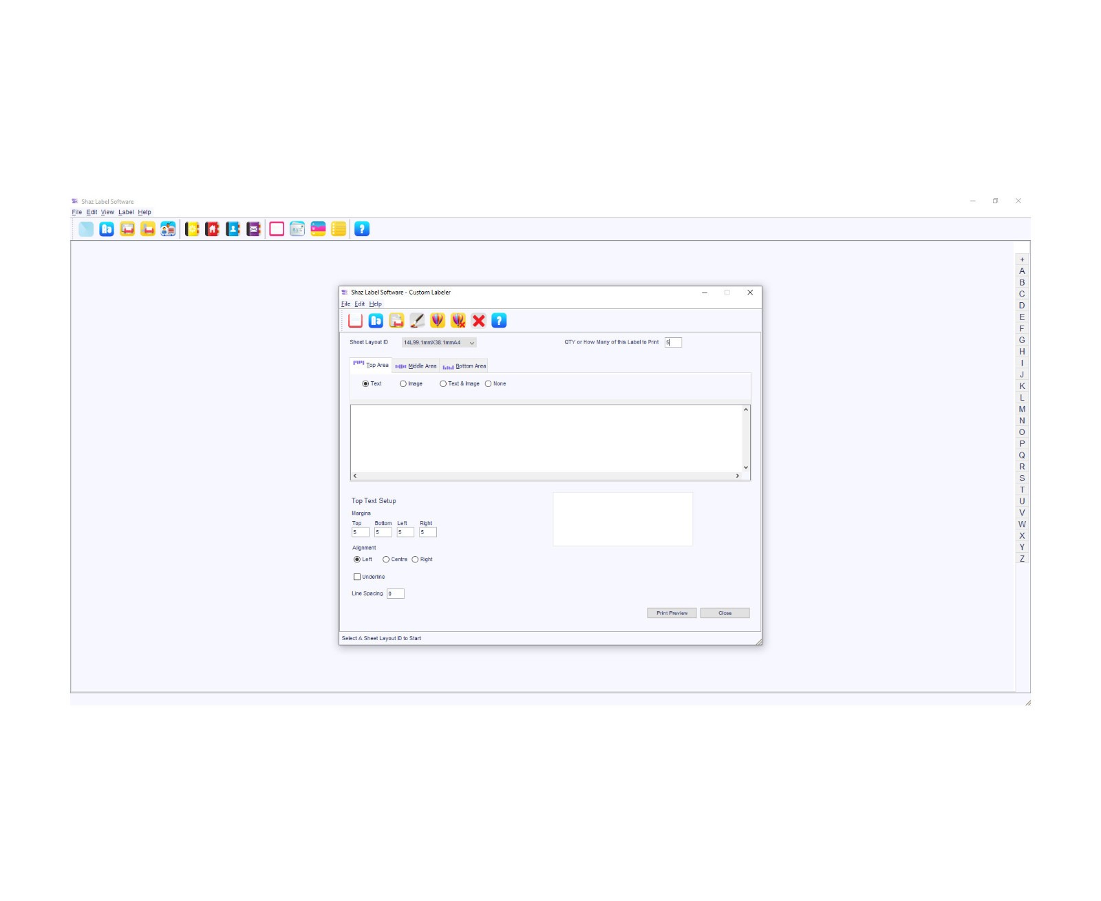 Label Maker Shaz Label Software Printer Shipping Address Design App AT SOFT04