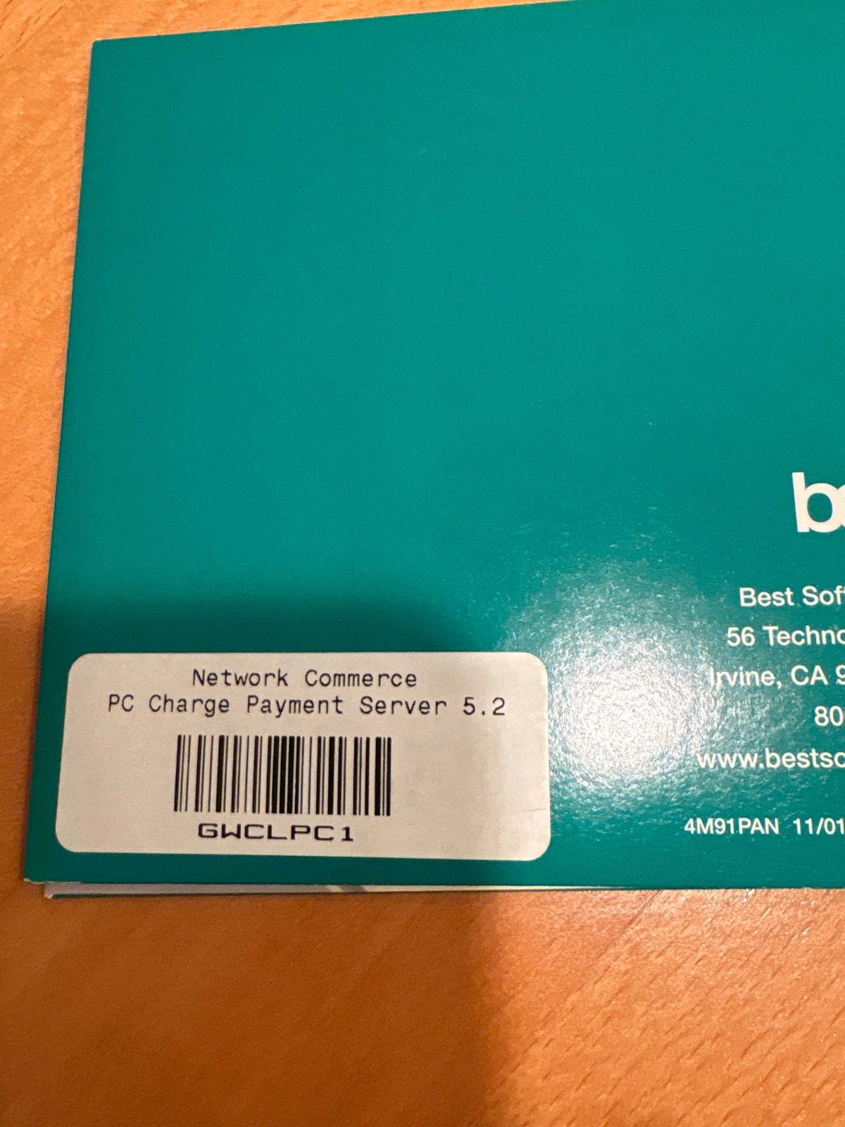 BRAND NEW UNUSED SAGE MAS90 and MAS200 ERP PC Charge Payment server CD