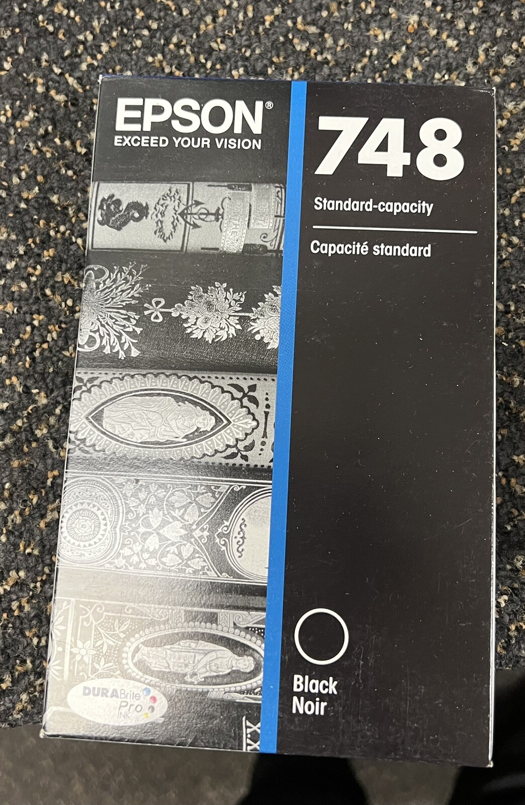 EPSON T748 Black Original Standard Capacity ink Cartridge (T748120)