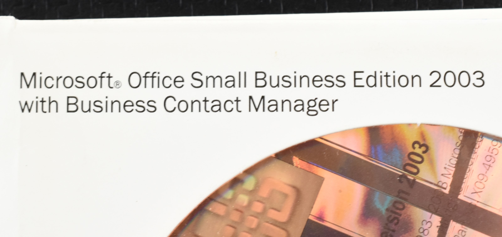 Microsoft Office Small Business Edition 2003 & Business Contact Manager (2 Disc)