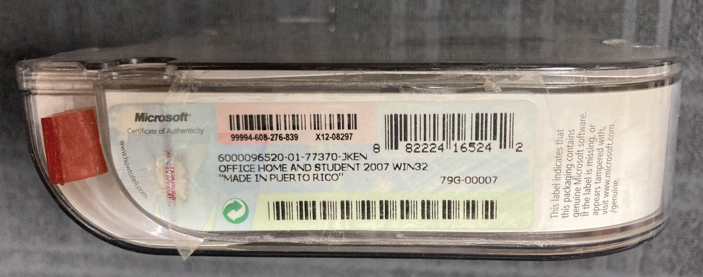 Microsoft Office 2007 Home and Student 2007 w/ Product Key