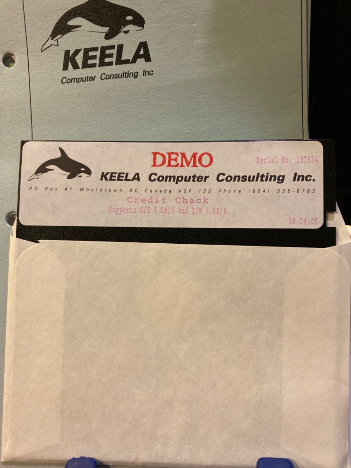 $1995 Accpac Plus Accounting Companion Product. Credit Check. Keela. NFR.