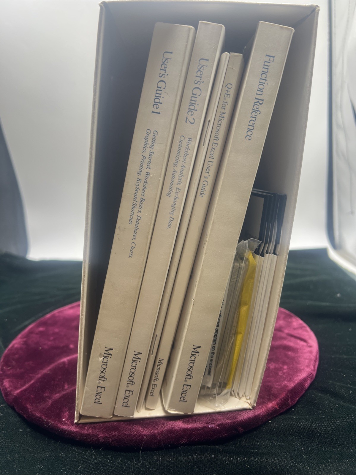 Vtg Microsoft Excel 4.0 Windows Box Set PROMO SAMPLE 1992 3.5″ & 5.25″ Disks