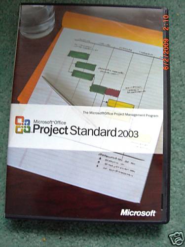 Microsoft Office Project Standard 2003, Full Retail Version, SKU 076-02627