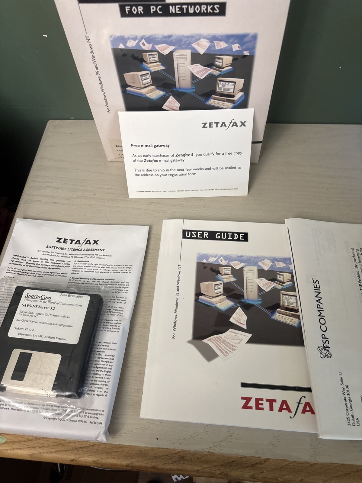 Zetafax FAX software for PC Networks Open Box