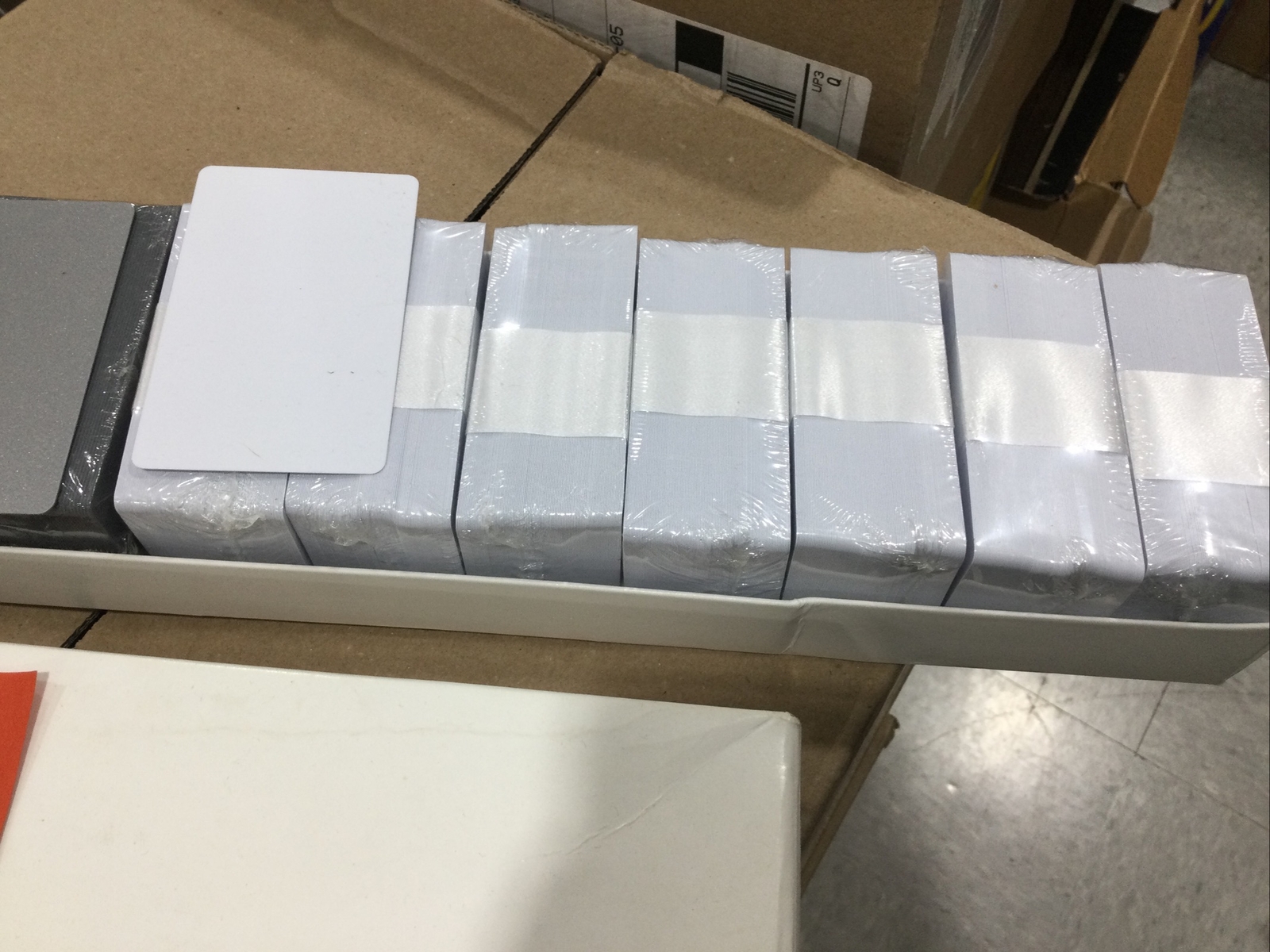 1 Box 500 ct mixed Blank Silver 0.03 mil and blank white 0.013 mil