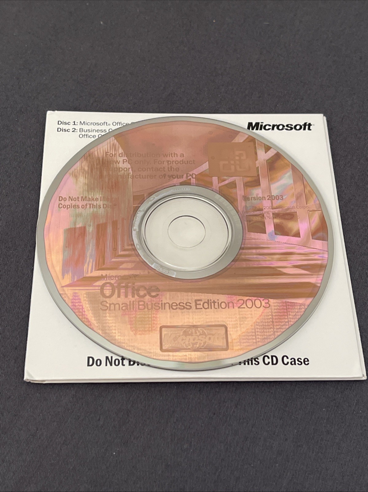Microsoft Office Small Business Edition 2003 w/ Business Contact Manager (& KEY)