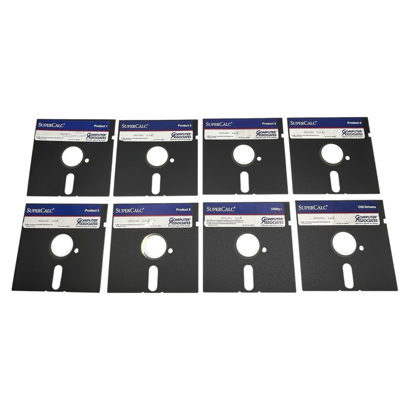 SuperCalc Version 5.0 1988 Computer Associates Complete w/ Guides & 5.25” Disks