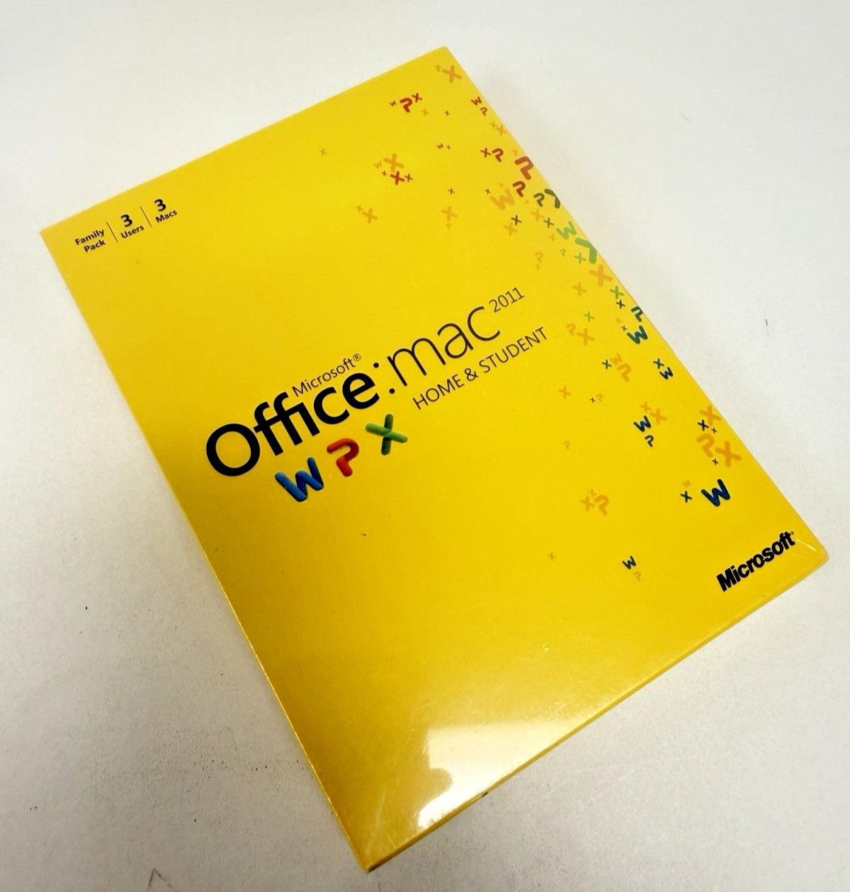 NEW Microsoft Office MAC 2011 for 3 PCs SEALED Family Pack – Word – Excel – PP