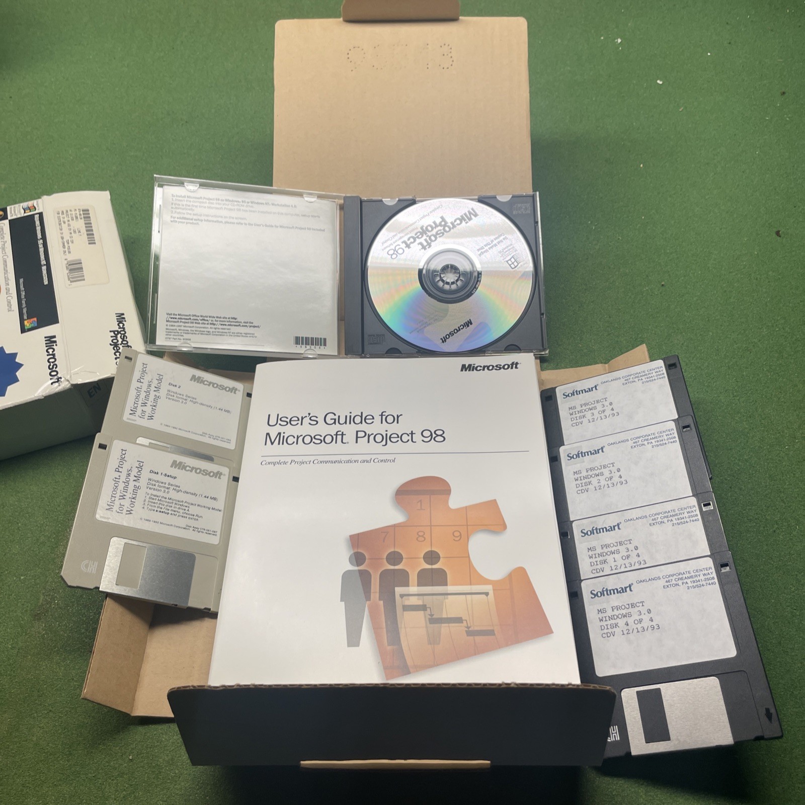 Microsoft project 98 Project Management Software