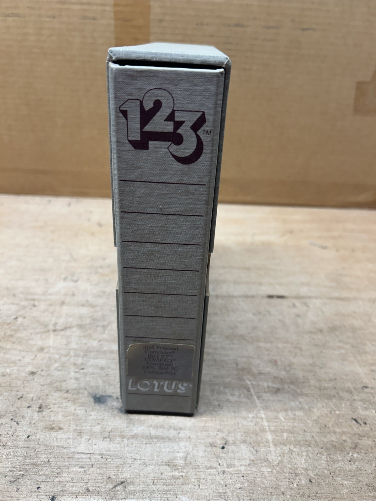 LOTUS 123 Version 1A For DOS Vintage Software With 5.25″ Floppy Disks