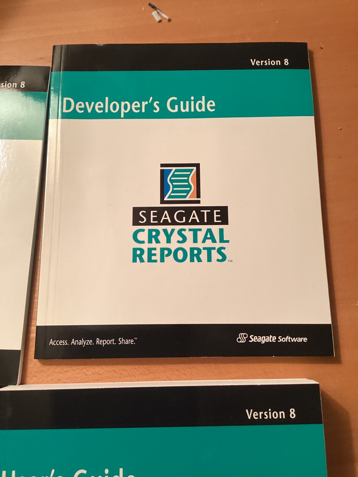 BRAND NEW .Seagate Crystal Reports User’s guide, Technical Reference, WebRpt