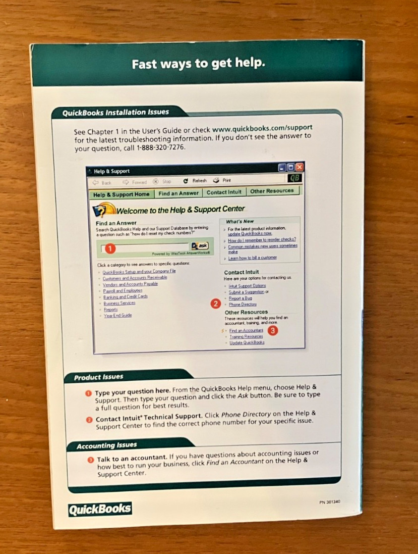 Intuit QuickBooks Pro 2003 for Small Business w/Key Code, user manuals