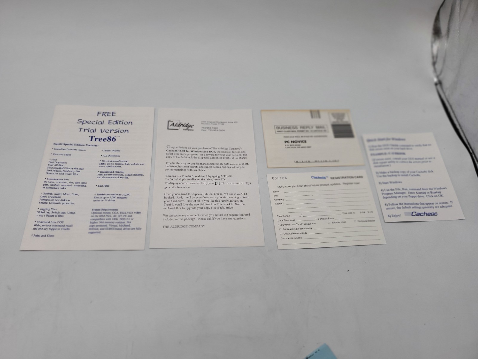 Cache86 v5.0 (Aldridge Software, 3.5″ Floppy, Windows & Dos) 286 and above – VTG