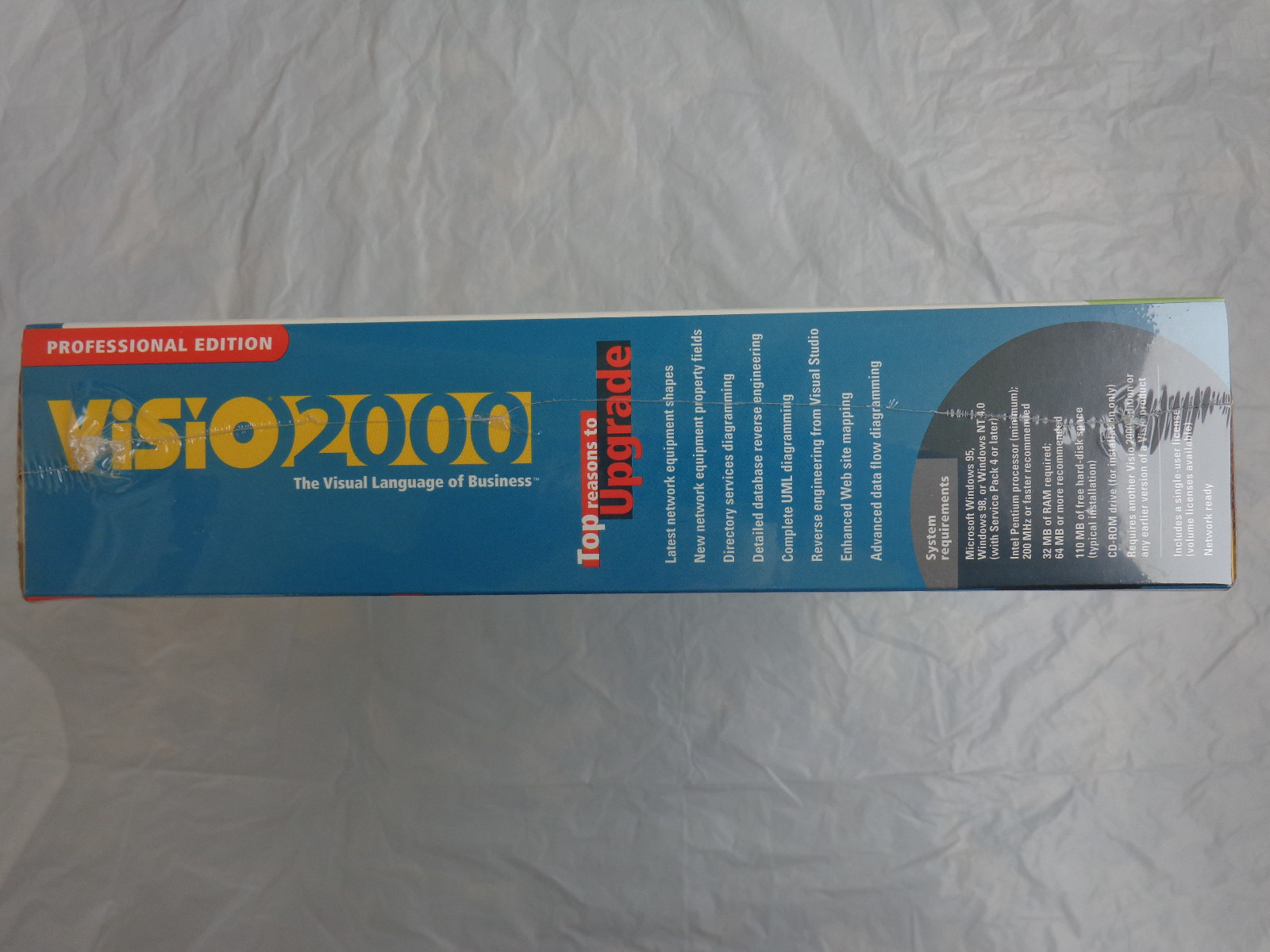 Visio 2000 Professional Upgrade (New! Factory sealed retail box)