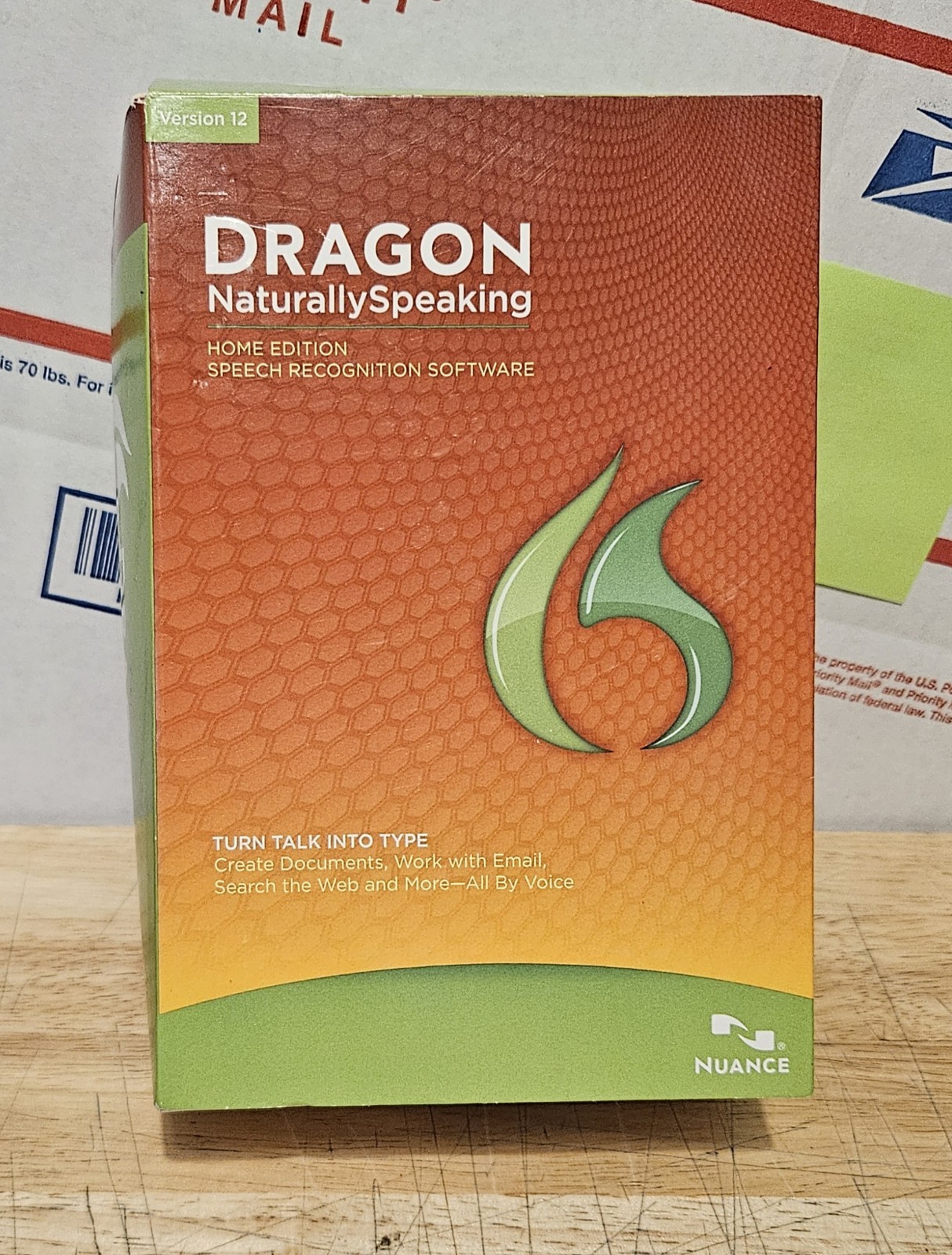 Dragon Naturally Speaking Home Edition Speech Recognition Version 12 – Open Box.