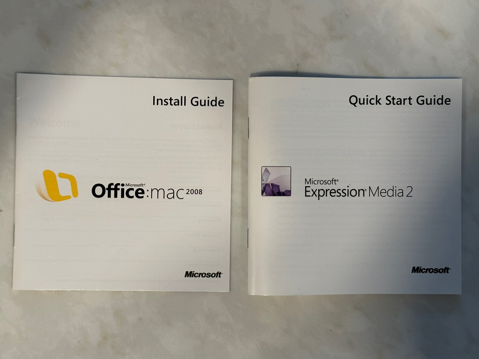 Microsoft Office Mac 2008 with Microsoft Expression Media W/ Key