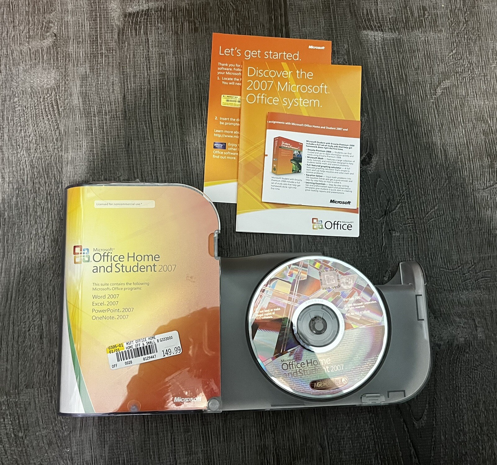 Microsoft Office Home and Student 2007 for Microsoft (79G00007)