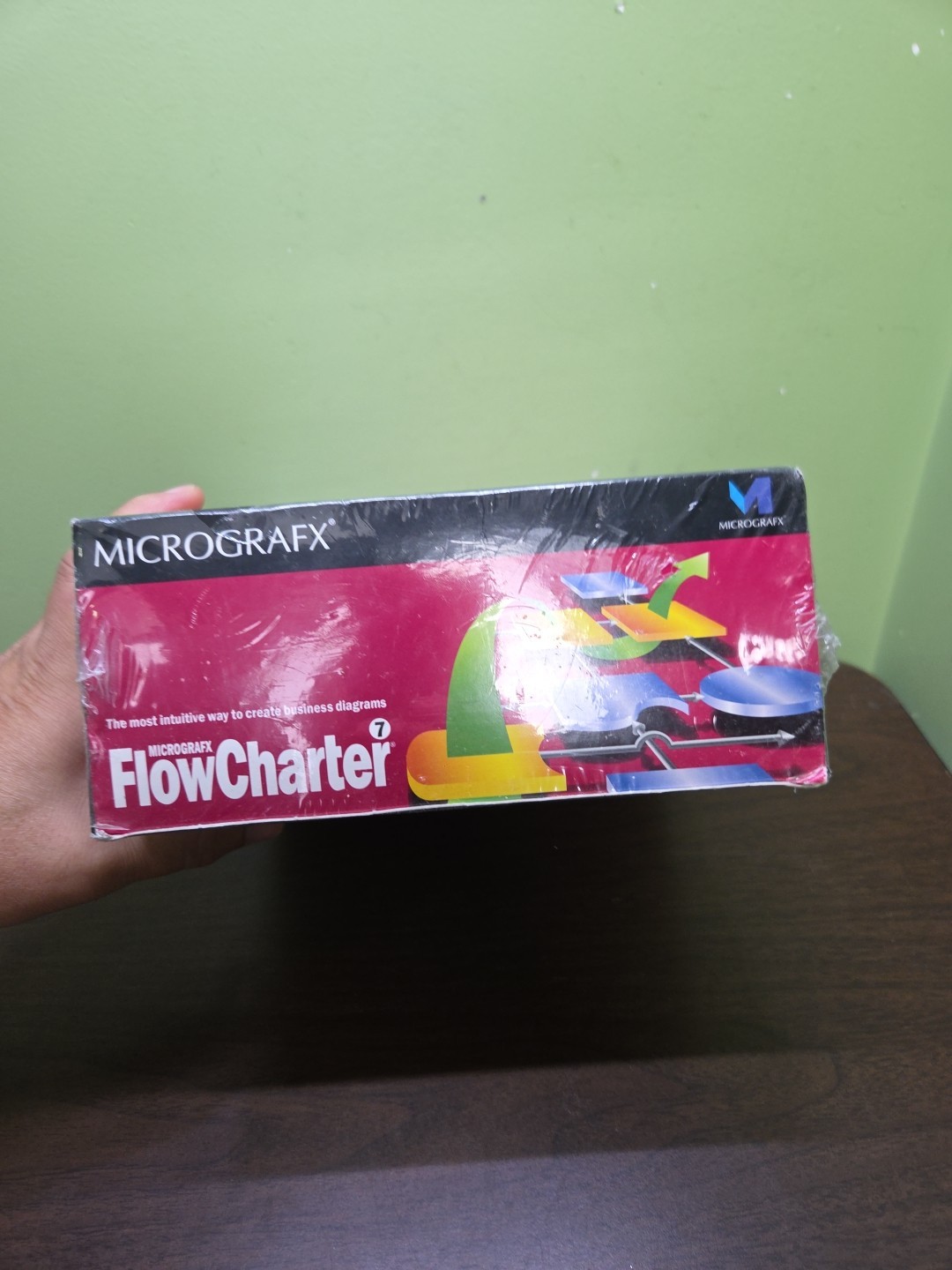 MicroGrafx Flowcharter 7 CD ROM 1996 SEALED New in Sealed Box 084072104132