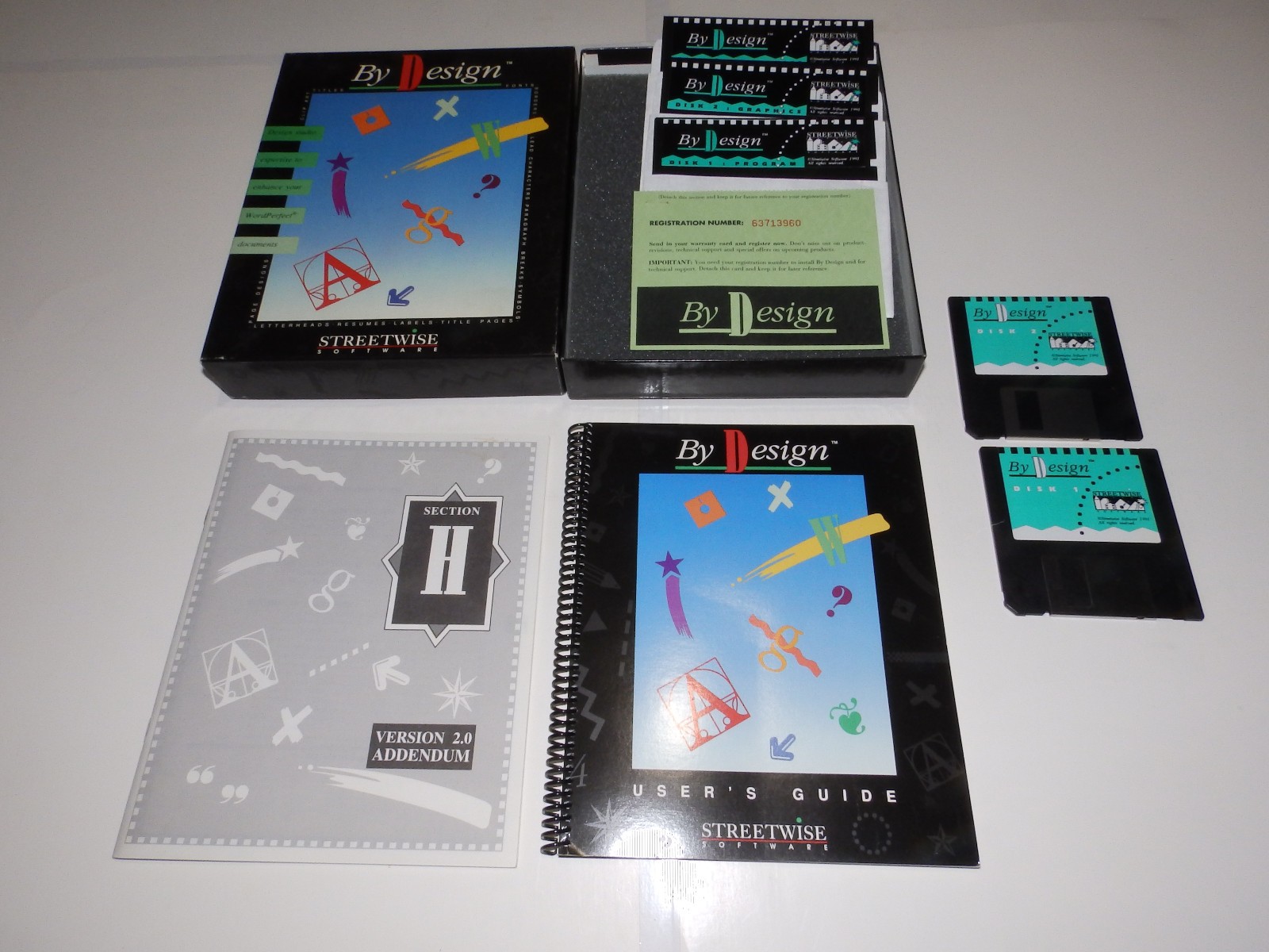 Vintage Software – WordPerfect for DOS v5.1 and By Design for WordPerfect v2.0