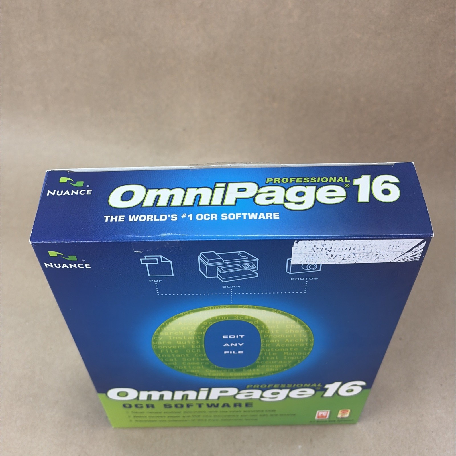 Nuance OmniPage Professional 16 OCR Software CD With Serial Key